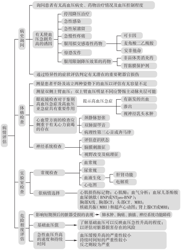 图1 高血压危象的诊断